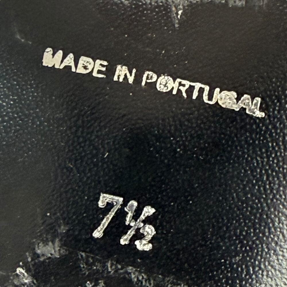 Brand new ANTONIO DE FARIA Portugal black suede pointed toe Chelsea heeled boots - Picture 9 of 16